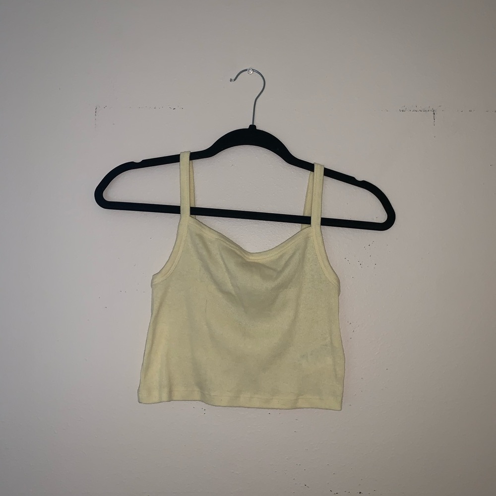 UO Step Sister Ribbed Cropped Cami - Picture 2 of 4